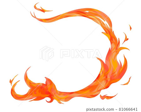 火焰圓框 81066641