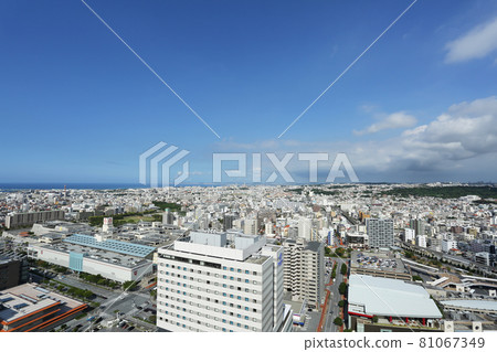 A bird's-eye view of Naha City, Okinawa A bird's-eye view of Naha City, Okinawa 81067349
