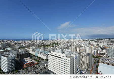 沖繩那霸市鳥瞰圖 沖繩那霸市鳥瞰圖 81067353