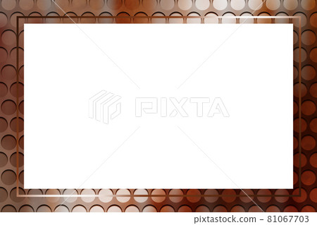 Rusted punching metal frame rectangular silver Rusted punching metal frame rectangular silver 81067703