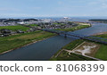 日立市久治川河口鳥瞰圖 81068399