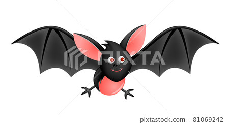 Cute cartoon cat character. Happy halloween day. Vector illustration. 81069242