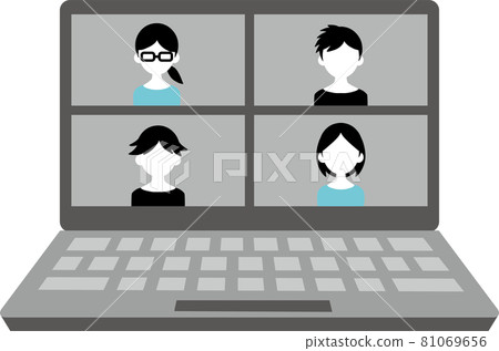 [Laptop] Remote work simple 81069656