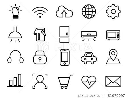 物聯網圖標 物聯網圖標 81070097