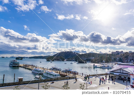 Matsushima Island Tour Boat Pleasure Boat Sightseeing Pier Pier 81070455