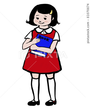 拿著書的女孩 81070874