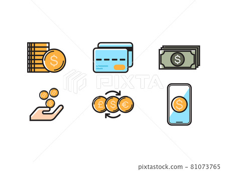 Money icons 81073765