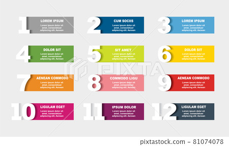 Infographic design template with place for your data. Vector illustration. Infographic design template with place for your data. Vector illustration. 81074078