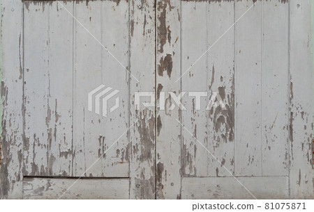 Natural wood slats wall or lath line arrange. Flooring pattern surface texture. Close-up of interior architecture material for design decoration background. 81075871