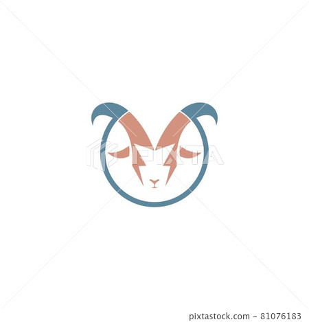 Goat icon logo vector design template 81076183