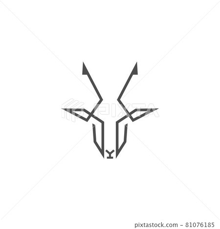 Goat icon logo vector design template 81076185