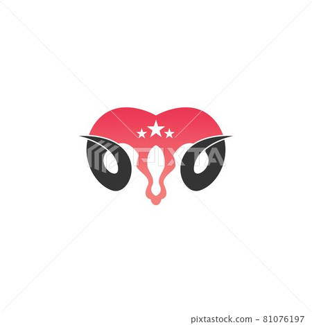 Goat icon logo vector design template 81076197