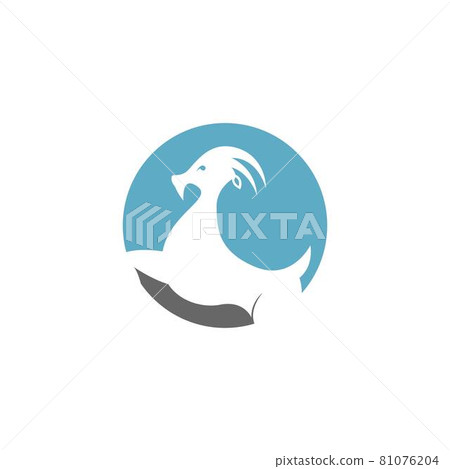 Goat icon logo vector design template 81076204