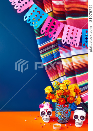 Day of the dead, Dia De Los Muertos Celebration Background Day of the dead, Dia De Los Muertos Celebration Background 81076733