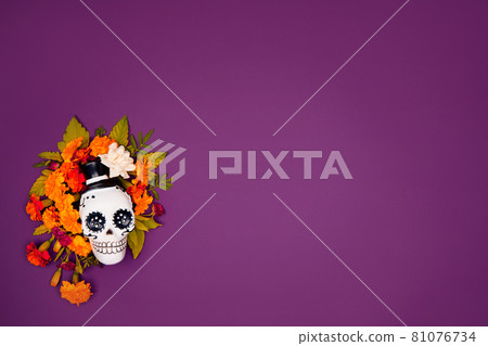 Day of the dead, Dia De Los Muertos Celebration Background 81076734
