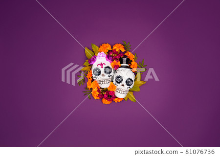 Day of the dead, Dia De Los Muertos Celebration Background 81076736