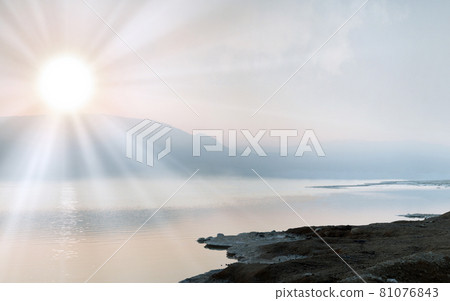 Sunrise over the Israel Sea 81076843