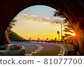 Dusk Yajima Skyway (Takamatsu City, Kagawa Prefecture) Illustration 81077700