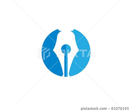 Pen logo template 81078193