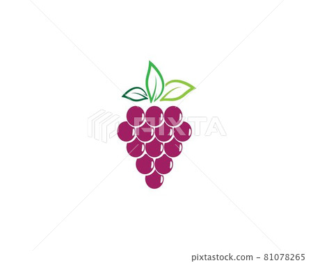 Grape logo template Grape logo template 81078265