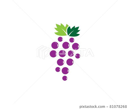 Grape logo template Grape logo template 81078268