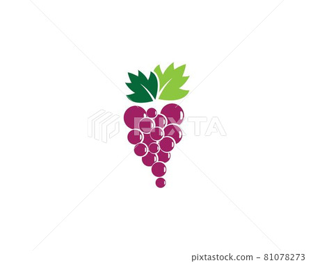 Grape logo template Grape logo template 81078273