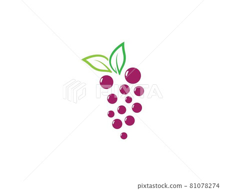 Grape logo template Grape logo template 81078274