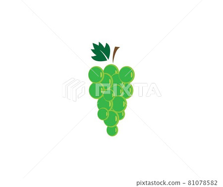Grape logo template 81078582