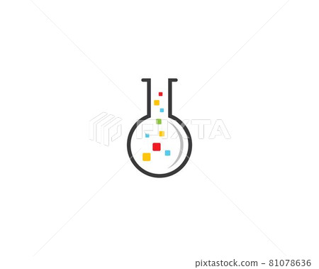 Laboratory logo template 81078636