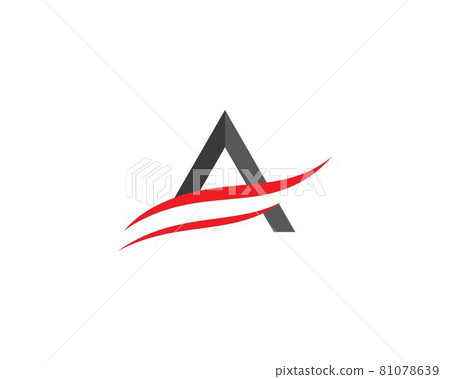 A letter logo vector icon illustration A letter logo vector icon illustration 81078639