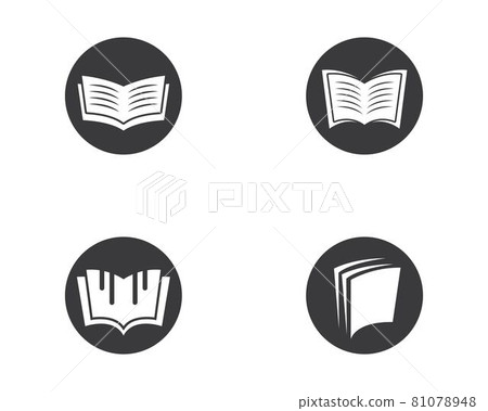 Book logo icon illustration Book logo icon illustration 81078948
