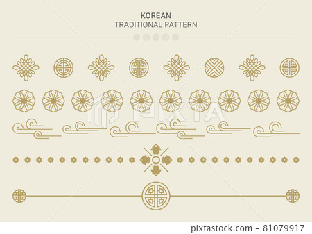 Korean traditional patterns - Stock Illustration [81079917] - PIXTA