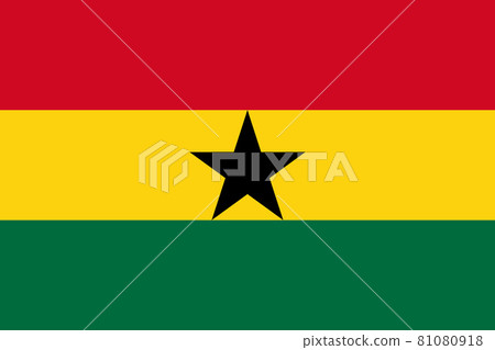 National flag of Ghana original size and colors vector illustration, Ghana national flag Theodosia Okoh, Pan-African Ghanaian flag, Republic of Ghana National flag of Ghana original size and colors vector illustration, Ghana national flag Theodosia Okoh, Pan-African Ghanaian flag, Republic of Ghana 81080918