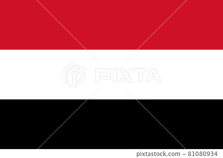 National flag of Yemen original size and colors vector illustration, Alam al-Yaman North Yemen and South Yemen, Flag of the Republic of Yemeni, Arab Liberation Flag Egyptian Revolution German Empire National flag of Yemen original size and colors vector illustration, Alam al-Yaman North Yemen and South Yemen, Flag of the Republic of Yemeni, Arab Liberation Flag Egyptian Revolution German Empire 81080934
