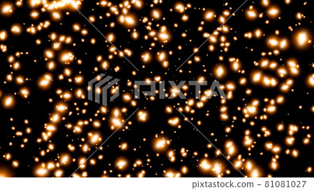 Golden abstract sparkles or glitter lights. Festive gold background 81081027