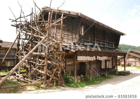 A set of period dramas "Ichimaya" (Shonai movie village / Tsuruoka city, Yamagata prefecture) 81081658