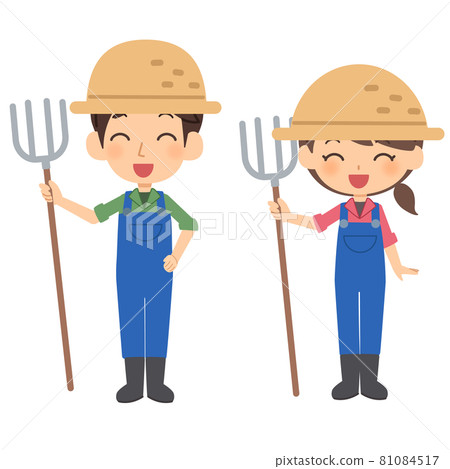 Livestock farmer smile Livestock farmer smile 81084517