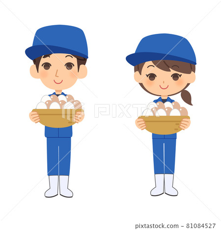 Livestock farmer poultry farming 81084527