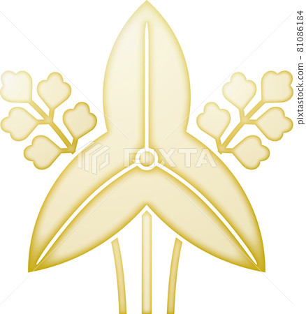 Family crest Omodaka mon [golden] 81086184