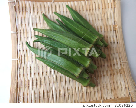 Okra okra summer vegetables sticky ingredients 81086229
