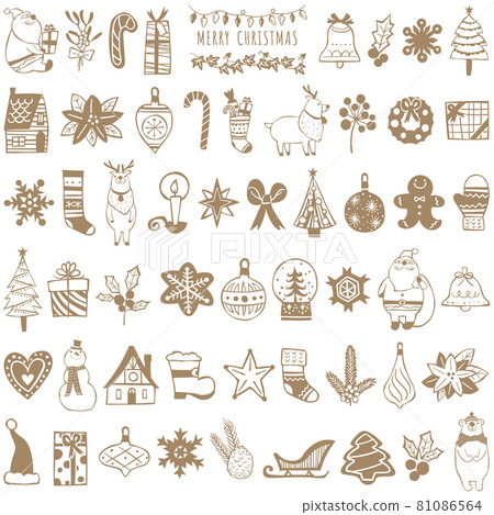 聖誕節插圖材料集 聖誕節插圖材料集 81086564