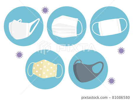Various types of masks Various types of masks 81086580