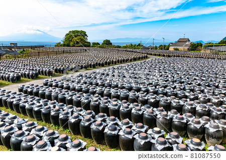 Black vinegared rice fields 81087550