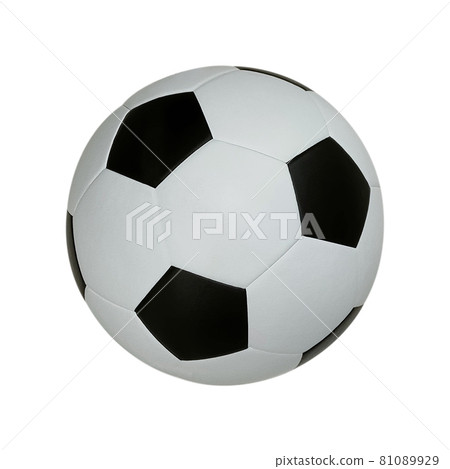Soccer ball isolated on white background with clipping paths 81089929
