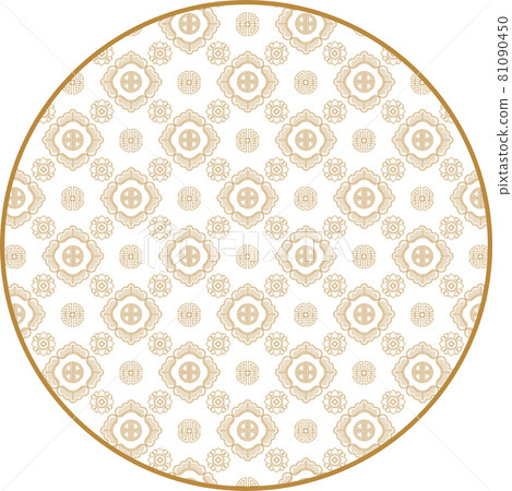 Chinese decoration elements. Frame, border or tiles with patterns. Chinese decoration elements. Frame, border or tiles with patterns. 81090450