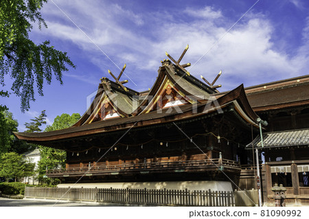 Kibitsu Shrine Main Hall, Okayama City, Okayama Prefecture Kibitsu Shrine Main Hall, Okayama City, Okayama Prefecture 81090992