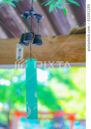 Wind chime summer scenery Wind chime summer scenery 81091289
