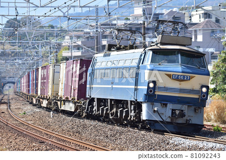 Tokaido Main Line Manazuru JR Freight EF66-27 (Suita) Tokaido Main Line Manazuru JR Freight EF66-27 (Suita) 81092243