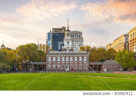Independence Hall in Philadelphia,  USA 81092411