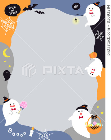 萬聖節可愛鬼相框 POP 81093294